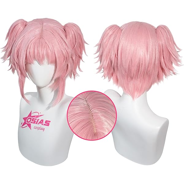 Amazon.com : OSIAS Misa Amane Wig Long Golden With Pigtails