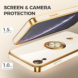 Nonional Compatible for iPhone XR Case with 2 Pack