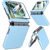 Slim for Motorola Razr 2026/2025/2024 Case with Screen Protector, Blue | for Moto Razr 2026/2025/2024 Phone Case, Hinge Protection Dual-Layer Anti-Scratch Shockproof Bumper Cover