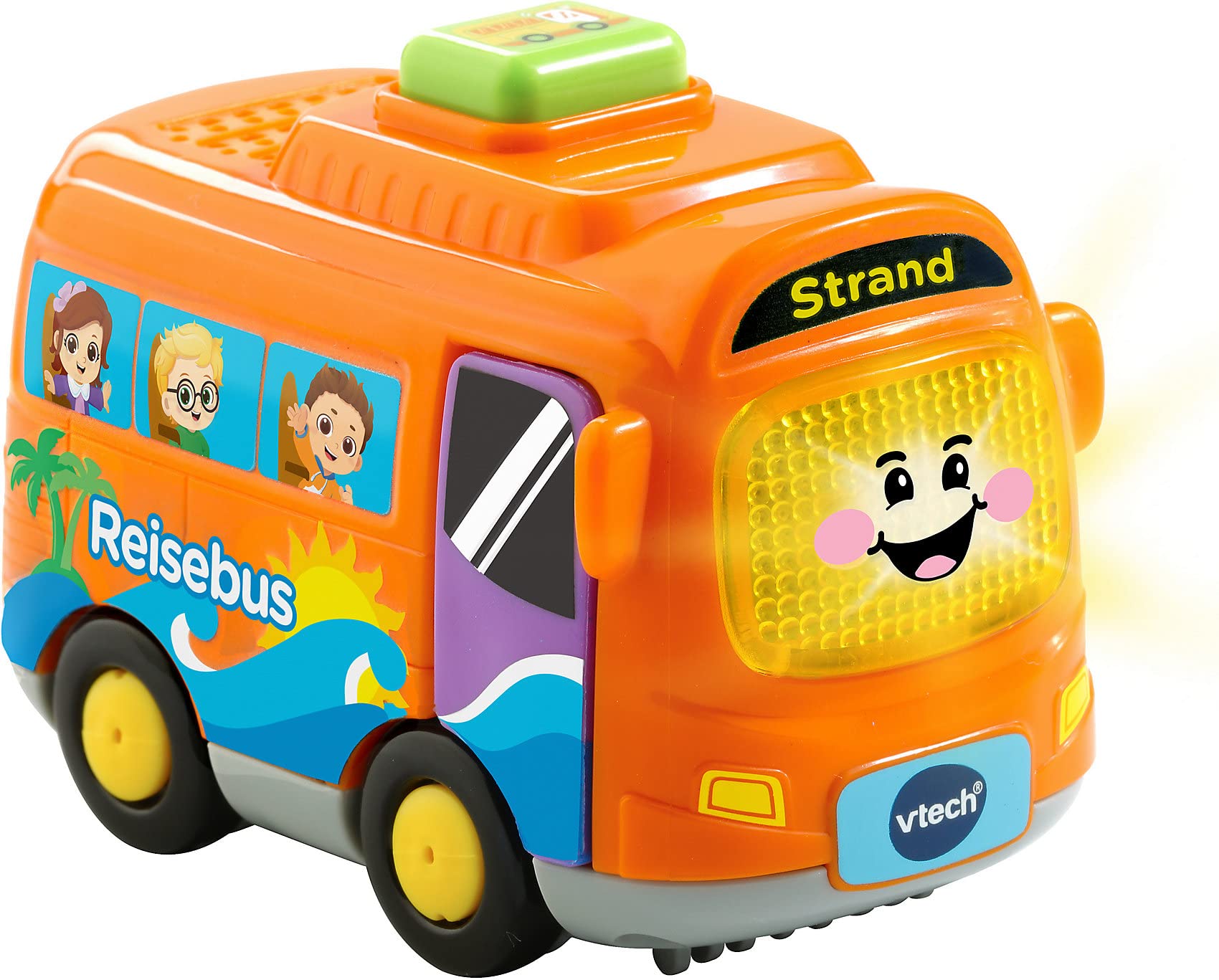 Vtech 80-516704 Tut Tut Baby Speedster Travel Bus Baby Toy, Multi-Coloured