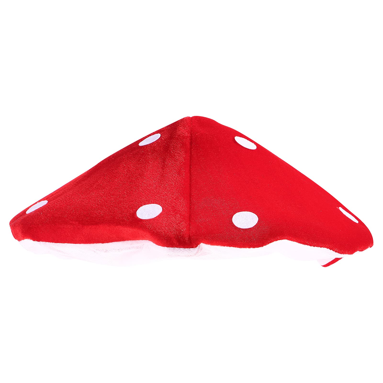 TOYANDONA Kids Mushroom Hat Red Costume Accessory for Party Photography Festival Role Play Dress-up