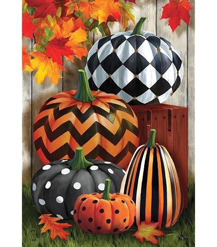 Briarwood Lane Happy Fall Y'all Pumpkin Farmhouse Garden Flag, 12.5x18