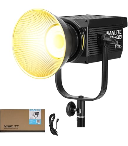 Amazon.com : Nanlite FS-300B Bi-Color Studio Spotlight | Bluetooth