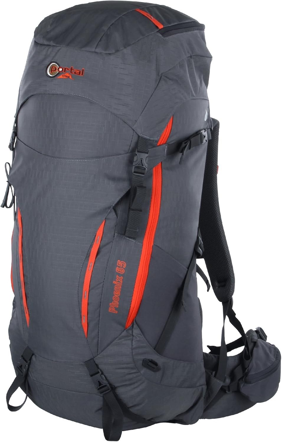 Portal Outdoor Lightweight Trekking Backpack with Rain Cover, Duraflex Buckles
