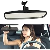 JINGEA 10.6" Rear view mirror, OEM Day/Night Interior Rearview Mirror | OEM Universal Interior Mirror Toyota Ford GMC DODGE RAM Hyundai KIA Nissan Mazda Chevrolet Honda Mazda Jeep &amp; Bracket mount