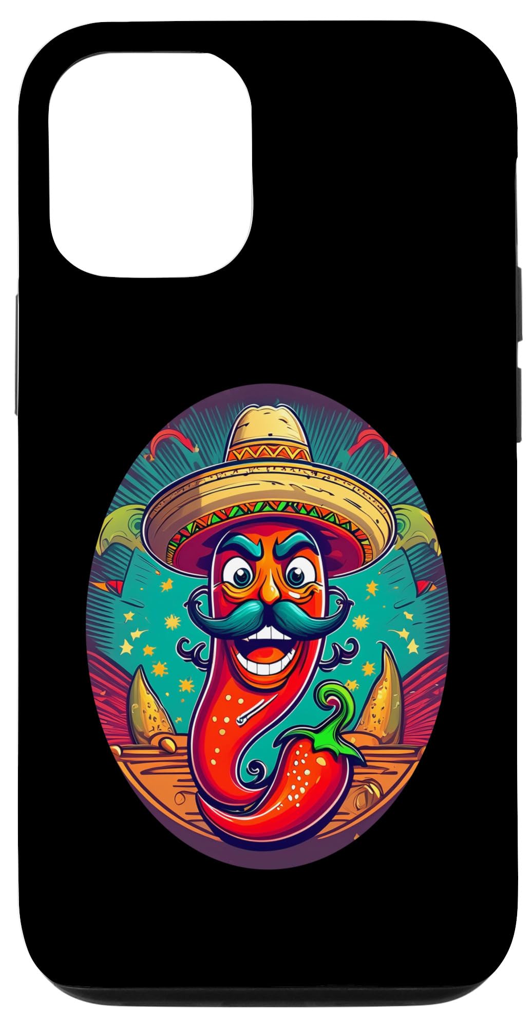 iPhone 13 5 de Mayo Party Drinko de Mayo Chili Sombrero Case