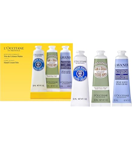 Amazon.com: L'OCCITANE Shea Butter Hand Cream Set, 8 Travel-Size
