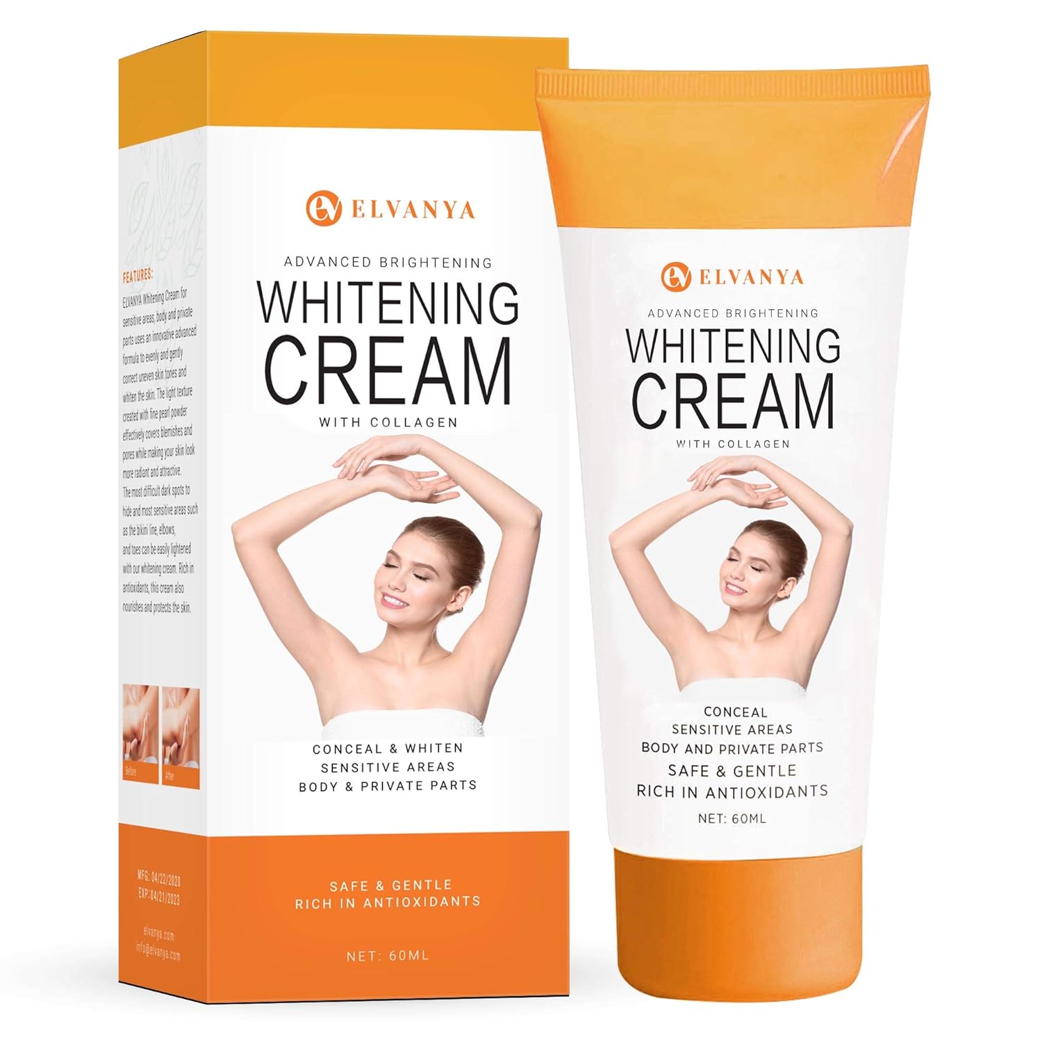 Body Moisturizer Intimate Skin Cream 