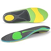Arch Support Inserts for Men & Women – 210+ lbs Heavy Duty Orthotic Insoles for Plantar Fasciitis, Flat Feet, Heel Pain, Over-Pronation Relief, Work Boot Support Insole for Standing & Running