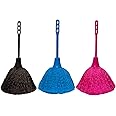 M-jump 3 Pack Microfiber Delicate Duster,Comfortable Non Slip Handle, 3 Colour Washable Dusting Brush for Blinds Kitchen Keyboard Office