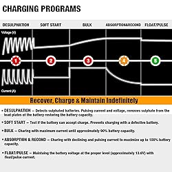 MOTOPOWER MP00205B 12V 1000mA Automatic Battery