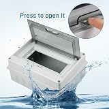 JIZZU HT-5 Way Circuit Breaker Box IP65 Waterproof DIN Rail Enclosure view 3