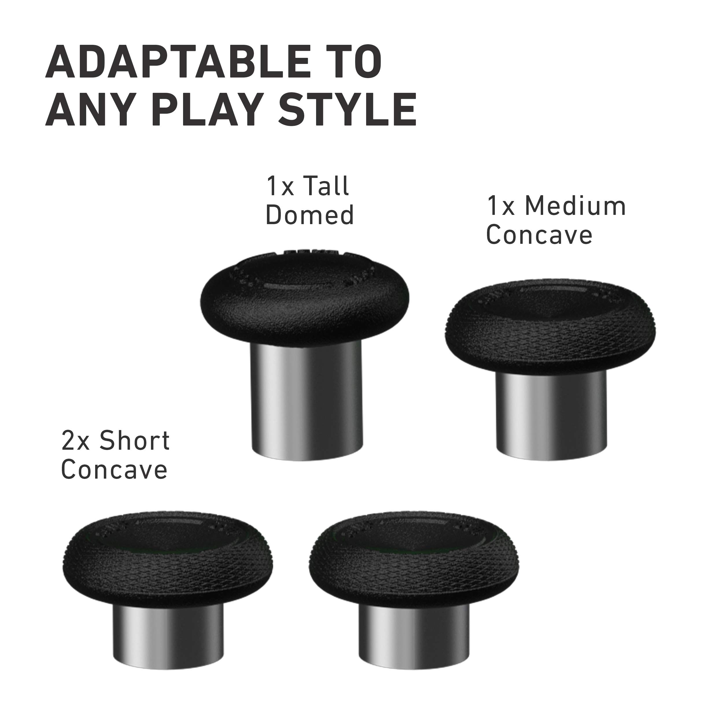 SCUF Elite Series 2 Thumbsticks for Xbox Elite Series 2 | 4-Pack – Black