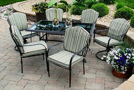 Amazon Com Your Patio Warehouse Heritage 7 Piece Dining Set