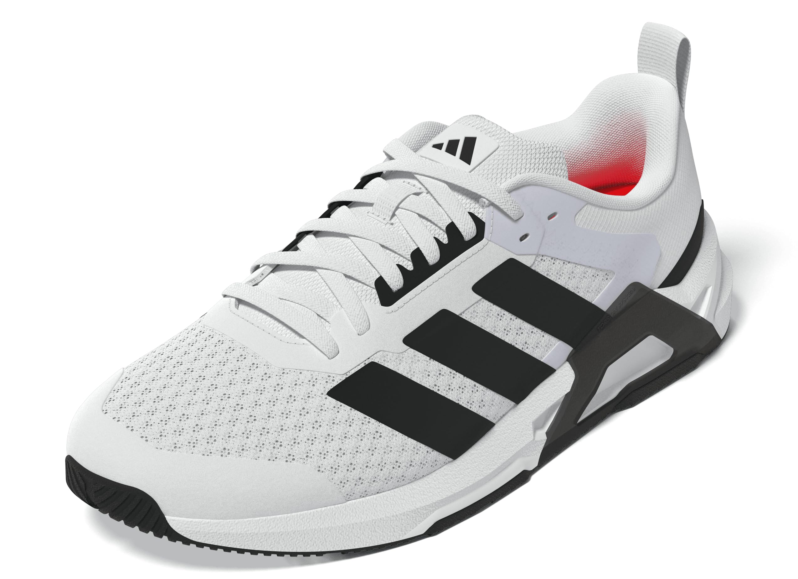 adidas Men’s Dropset Vario Training, White/Black/Lucid Red, 13.5