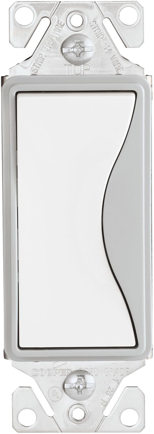 Cooper Wiring Devices, 9501WS, SinglePole, Aspire Switch