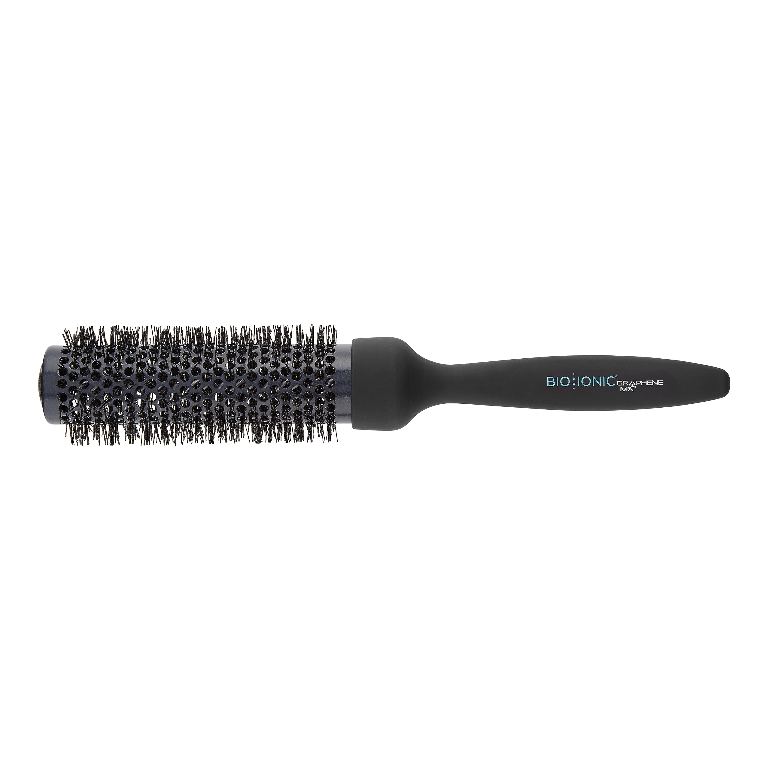 Bio Ionic Graphene MX Thermal Styling Brush, Innovative Graphene Technology for Efforless Hair Styling with Enhanced Smoothness and Shine, Medium