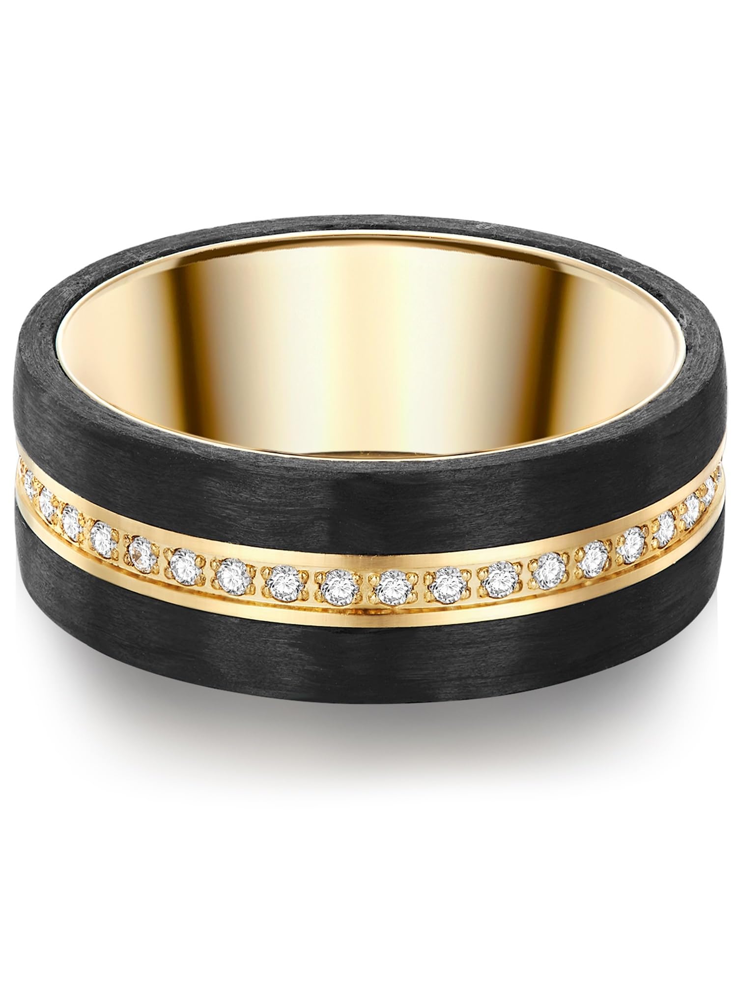 Trilani Female Stainless steel Zirconia (CZ) Band Ring