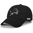 FOCO Men's NFL Team Logo Black & White Casual Hat Caps