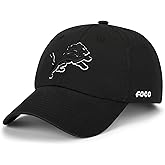 FOCO NFL Mens NFL Team Logo Black & White Casual Hat Caps