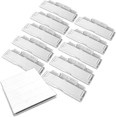 Habercrafts 100 Suspension File Tabs And Inserts Clear Plastic