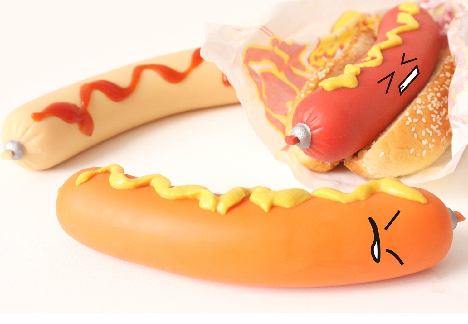 sausage stress toy