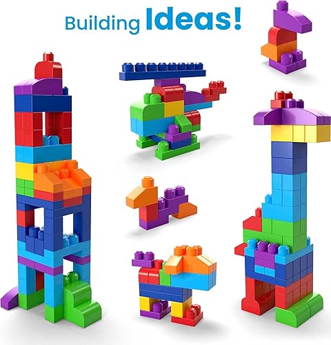 MEGA BLOKS First Builders Toddler Blocks Toys Set, Big Building