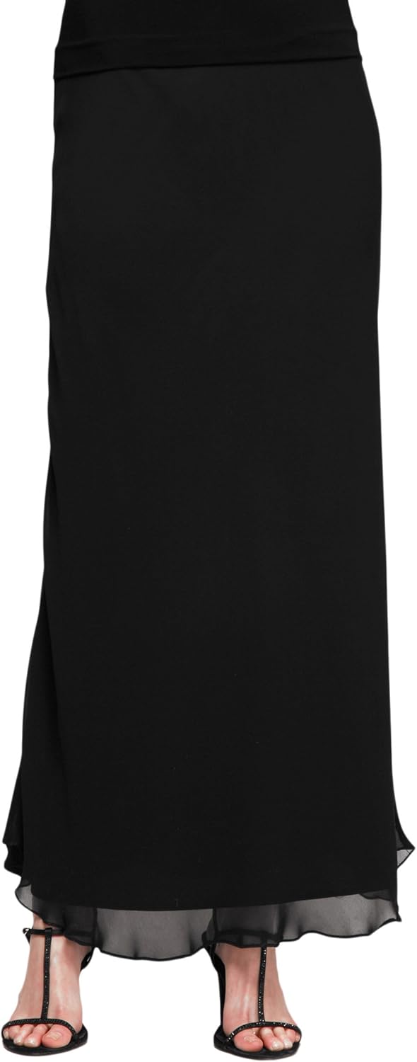 Alex Evenings Women's Long Skirt Various Styles (Petite and Regular Sizes) at  Women’s Clothing store