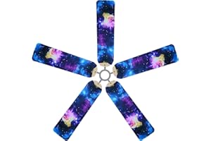Fan Blade Designs 6560 Space Odyssey Ceiling Fan Blade Covers, Multi, 5 Piece