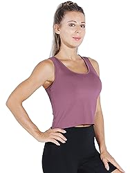 CADMUS 3 Pieces Basic Crop Tank Tops Sleeveless