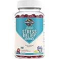 Garden of Life Herbals Stress Relief Gummy with Rhodiola & Saffron for Positive Mood & Stress Response Plus Prebiotics & Probiotics for Digestive Support – Non-GMO, Gluten-Free, Kosher, 30 Servings