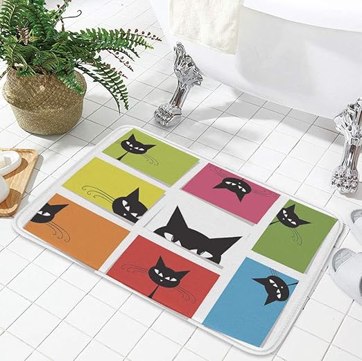 YOLIYANA tapete de Pelo Corto para el Suelo, Divertido, para el ...