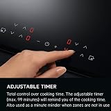AEG Ceramic Hob HRX64360C 60 cm 4 Zones Touch Control Black view 4