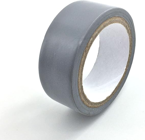 Premium Grade Electrical Tape, Grey, 19mm x 5M Home