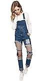 TwiinSisters Women's Distressed Stretch Twill