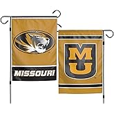 WinCraft NCAA Missouri Mizzou Tigers 12.5 x 18 Inch 2-Sided Outdoor Garden Flag