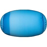 Focustree Squish Bean Bed Microbead Pillow Bolster Tube Body Pillow Smooth Cool Touch Fabric Neck & Back Support Throw Travel Pillow Fun Colors (Light SkyBlue Colorful)