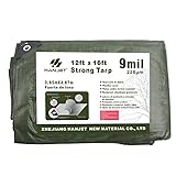 Hanjet Multi Purpose Tarp 12' x 16' 9-mil Thick