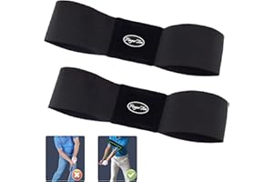 Amy Sport Golf Swing Training Aid Arm Band Trainer Impact Ball Inflator Assist Posture Motion Correction Aids Set for Men Women Golfer Beginner Practice