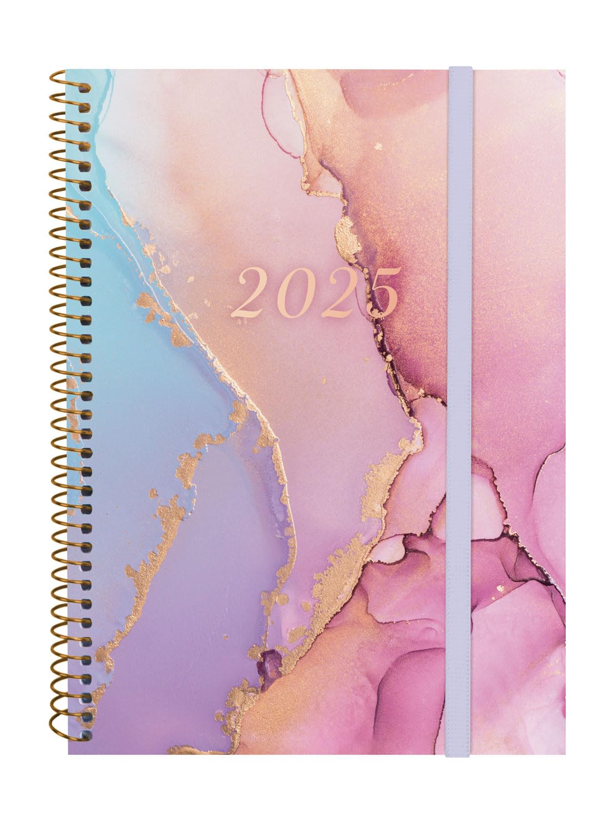 Finocam - Goldy Italiano 2025 Horizontal Week Diary (12 months) - MEDIO - E10 - 155x212 mm (A5) Planner — image 1