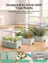 LetPot LPH-Air Hydroponics Growing System 24W Full Spectrum Light 10 Pods view 4
