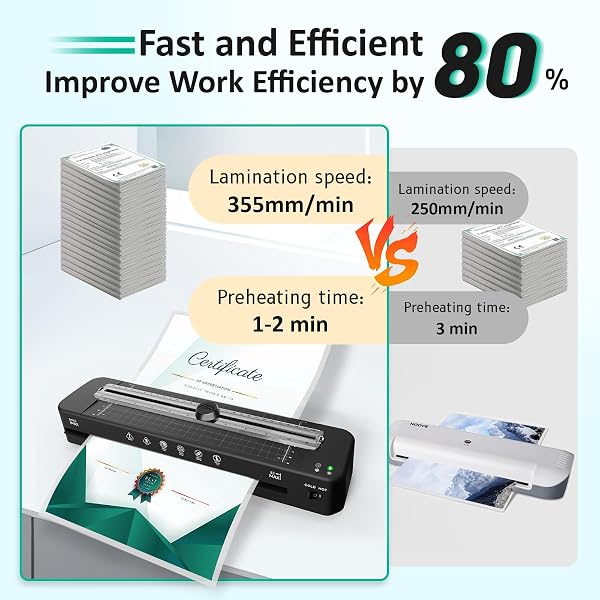 13 INCH LAMINATOR MACHINE – 11X17 LAMINATOR WITH 50 SHEETS, COLD & THERMAL, BUILT-IN PAPER CUTTER & CORNER ROUNDER, A3 LAMINATING MACHINE FOR CLASSROOM HOME SCHOOL