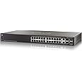 CISCO DESIGNED Remanufactured SG500-28 28-Port Gigabit Stackable Managed Switch, Small Business Product Enhanced Limited Hardware Warranty (SG500-28-K9-NA-RF)