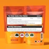 MOBU Copper Bisglycinate 3mg 120 Tablets Vegan UK Made GMP view 4