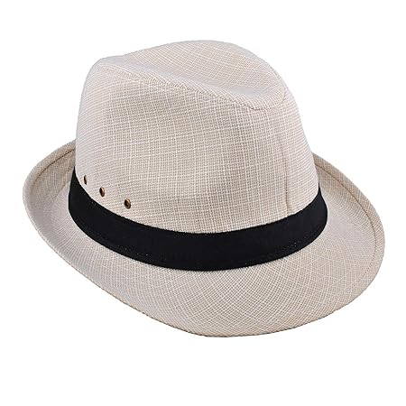EINSKEY Panamahut Herren Damen Faltbar Fedora Hut Outdoor Beach Sonnenhut Panama Hut 58-60 cm