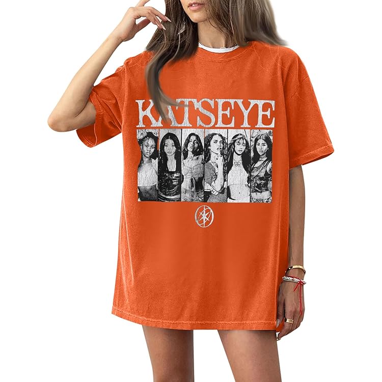 Katseye 2025 The Beautiful Chaos Tour Merch T-shirt Unisexe