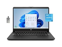 HP 2022 Stream 14" HD Laptop, Intel Celeron N4120