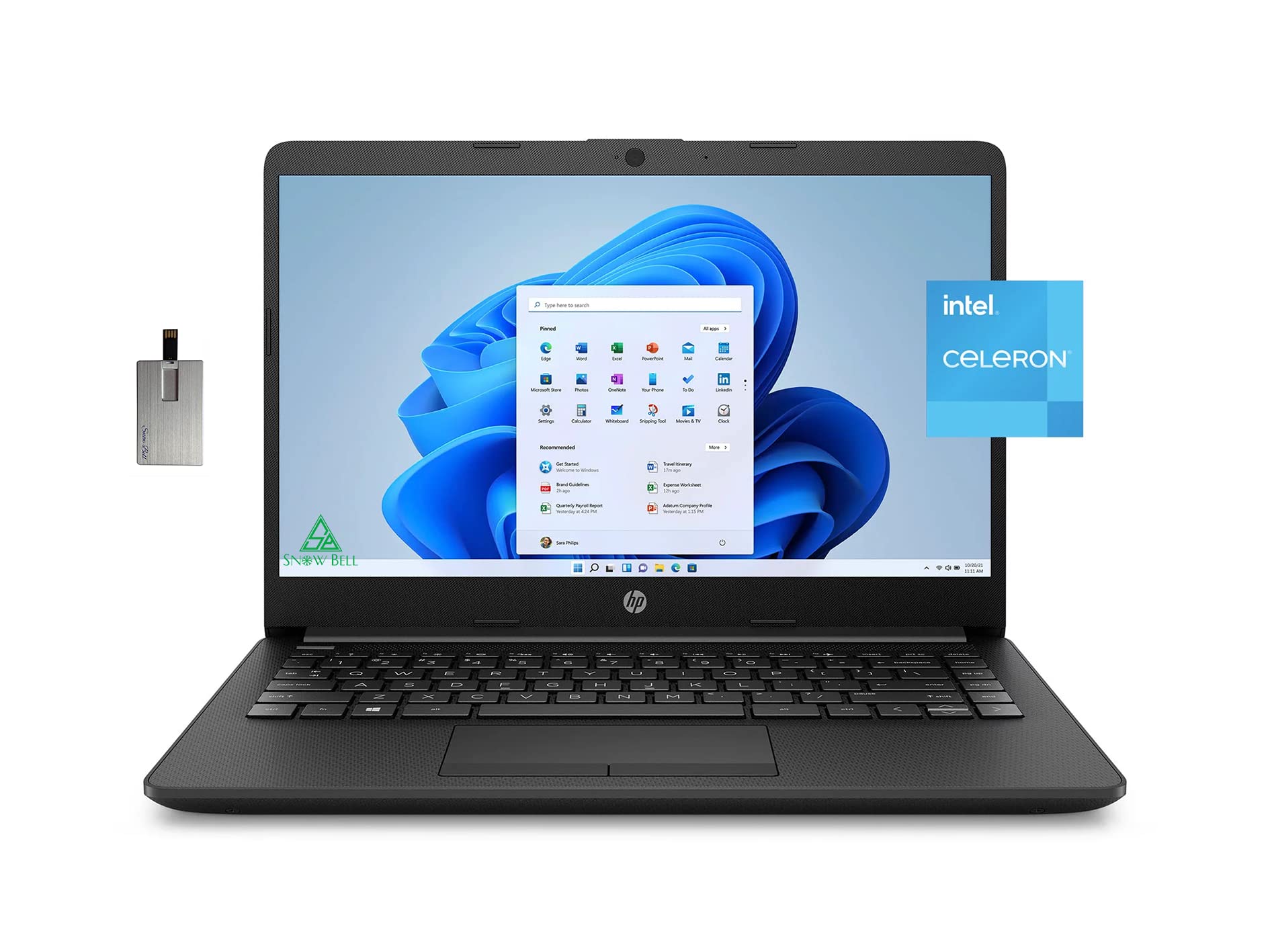 HP 2022 Stream 14" HD Laptop, Intel Celeron N4120