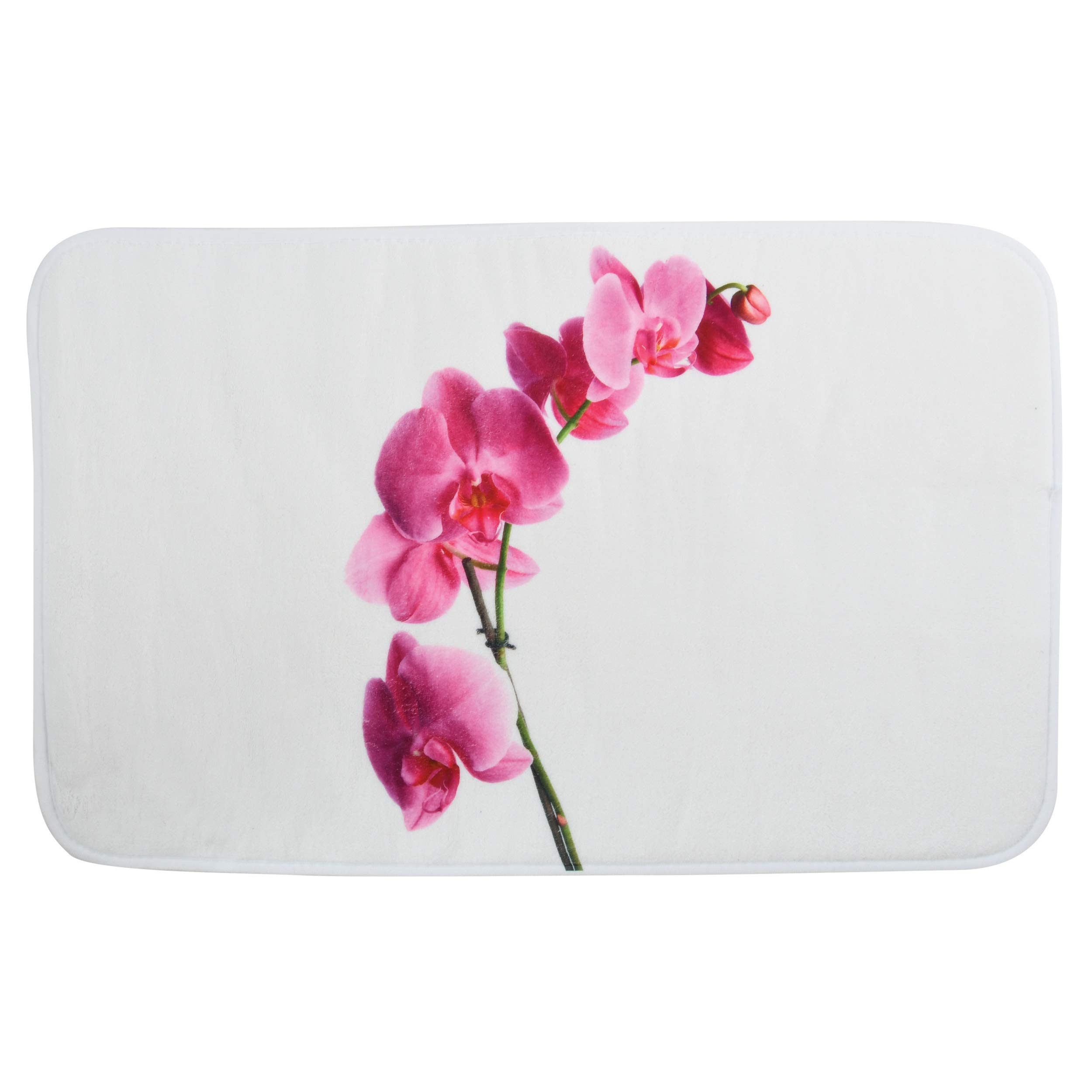 MSV "Lanyu Bath Mat, White, 45 x 75 cm