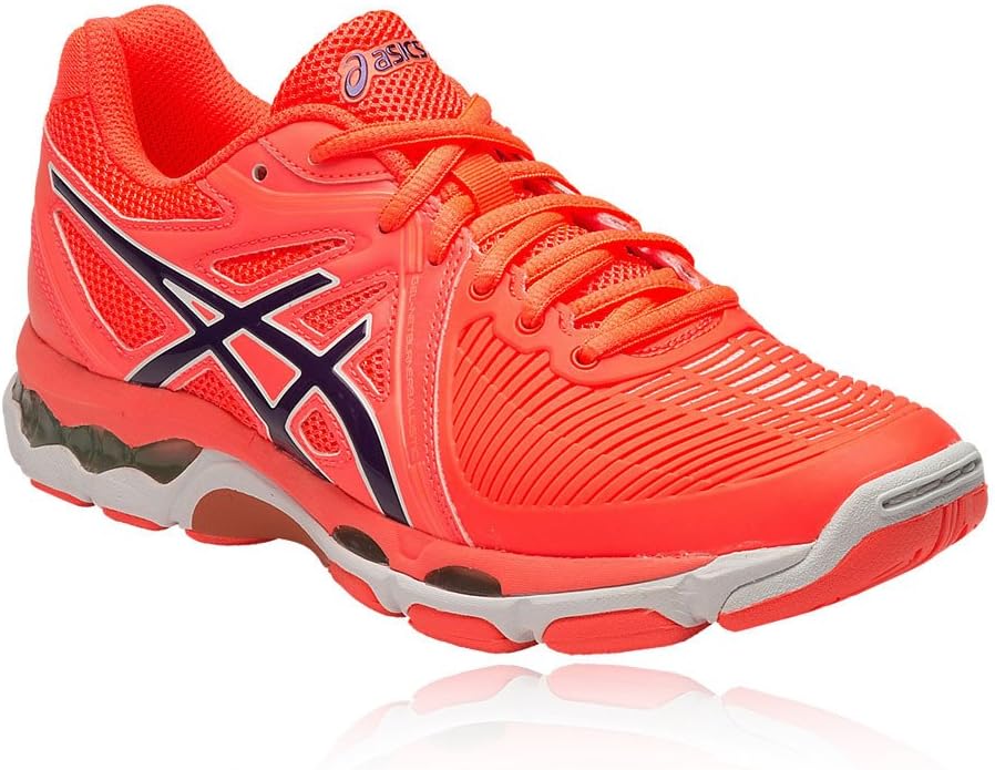 asics gel netburner ballistic orange